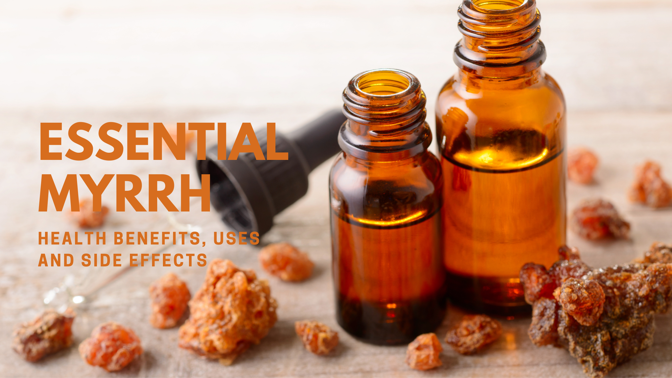Myrrh Essential Oil, Perfect For Wound Healing & Oral Health